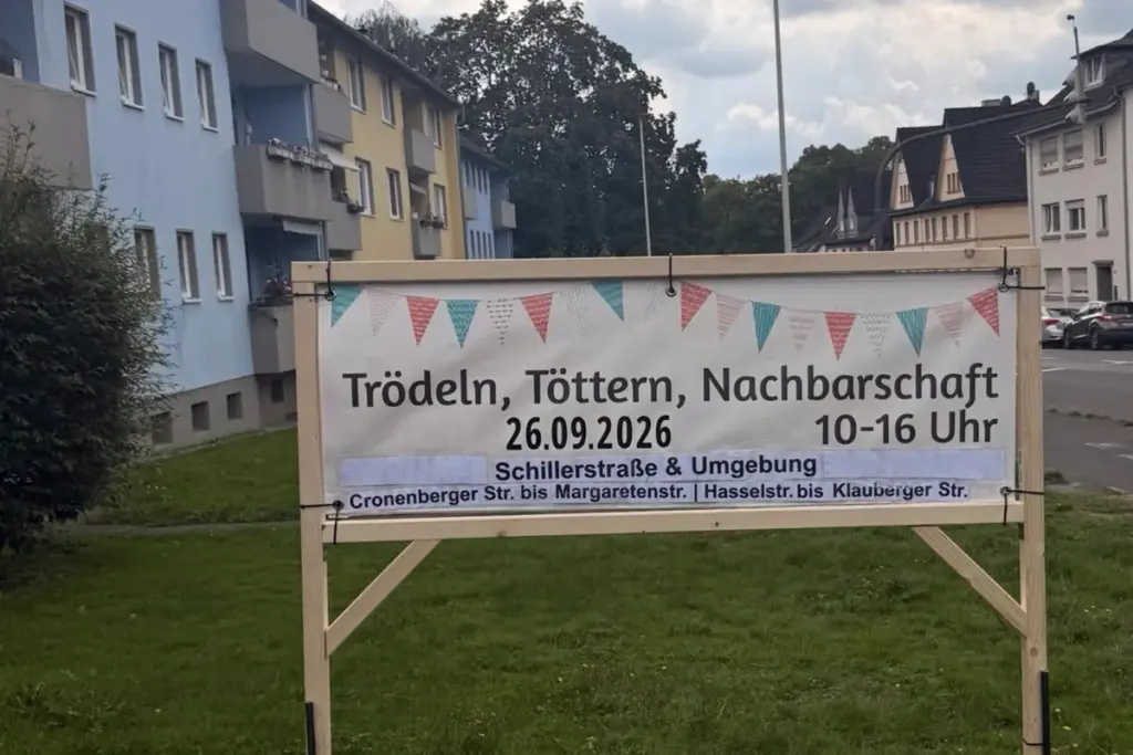 Ankündigung Schillerstraße Trödel 2026