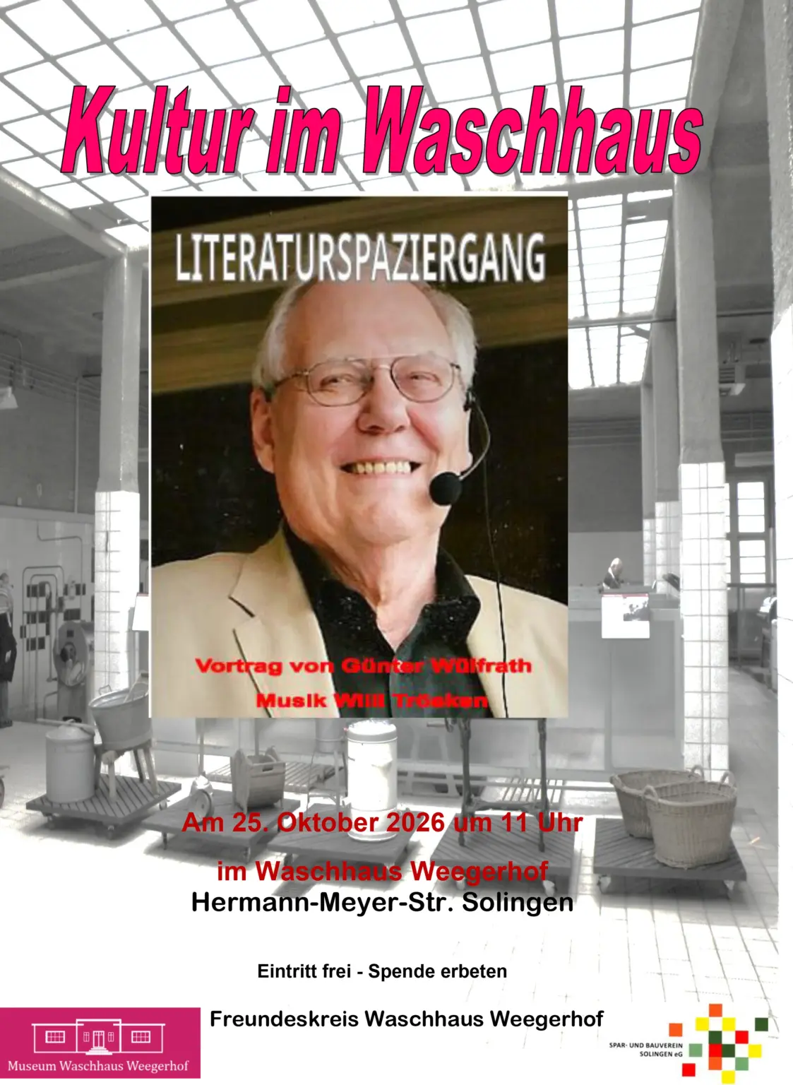 Günter Wülfrath 10 2026 Kultur im Waschhaus